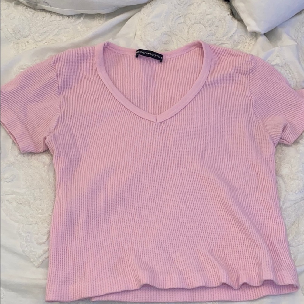 Brandy Melville pink crop top!!!